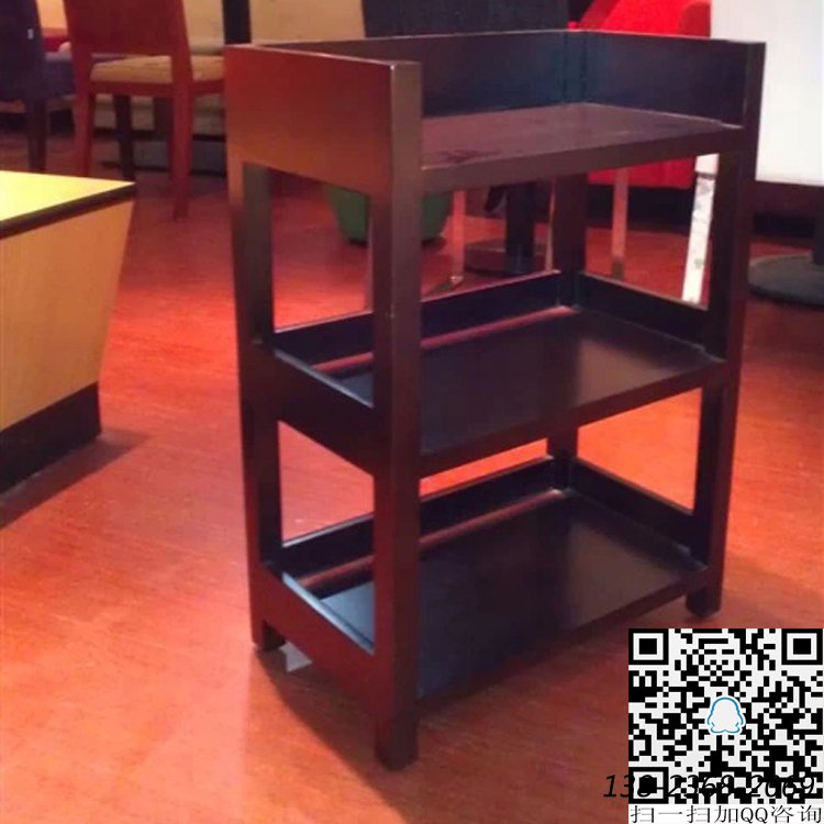 火鍋桌蔬菜架，三層菜架實木，火鍋店餐桌配套