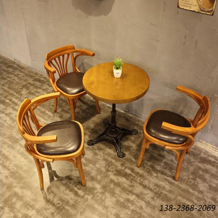 甜品店餐桌椅訂做，餐桌椅組合，休閑餐廳家具