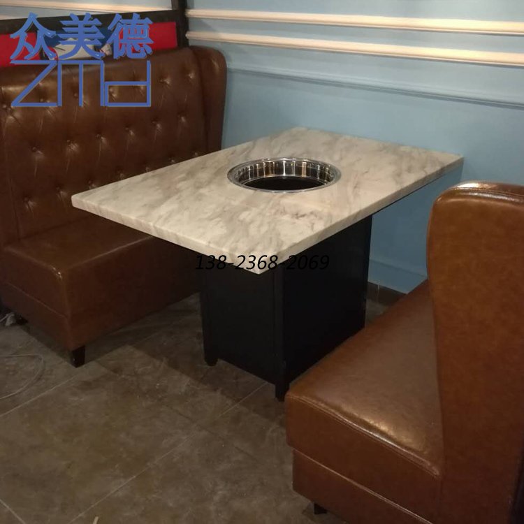 人造石火鍋桌定制
