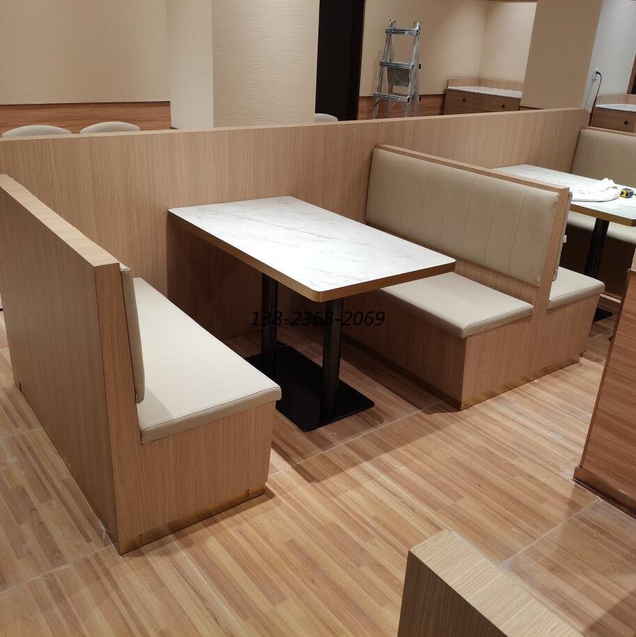 大廳大理石包邊餐桌